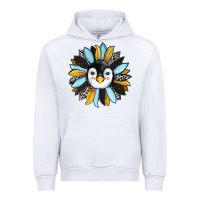 White penguin sunflower Urban Hoodie - RanaPortraitStore