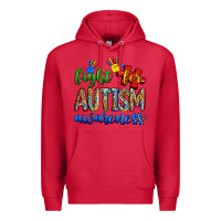 Cardinal fight for autism awareness Premium Hoodie - Zillion Design Studio