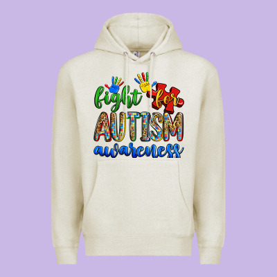 Fight For Autism Awareness Premium Hoodie Designed By Zillion Design Studio