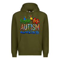 Army Green fight for autism awareness Premium Hoodie - Zillion Design Studio