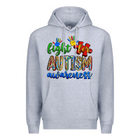Heather Grey fight for autism awareness Premium Hoodie - Zillion Design Studio