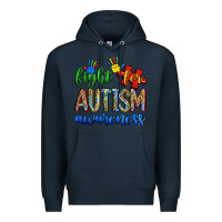 Navy fight for autism awareness Premium Hoodie - Zillion Design Studio
