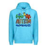 Ocean Blue fight for autism awareness Premium Hoodie - Zillion Design Studio