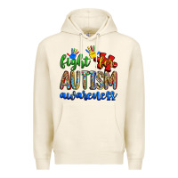 Tofu fight for autism awareness Premium Hoodie - Zillion Design Studio