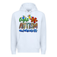 White fight for autism awareness Premium Hoodie - Zillion Design Studio