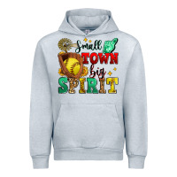 Heather Grey small town big spirit softball Urban Hoodie - Zillion Design Studio