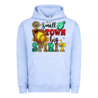 Pigment Grape Ice small town big spirit softball Urban Hoodie - Zillion Design Studio