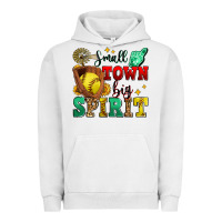 Pigment Lunar Rock small town big spirit softball Urban Hoodie - Zillion Design Studio