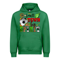 Emerald small town big spirit soccer Urban Hoodie - Zillion Design Studio