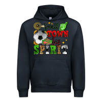Navy small town big spirit soccer Urban Hoodie - Zillion Design Studio