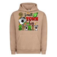 Small Town Big Spirit Soccer Urban Hoodie | Teevron