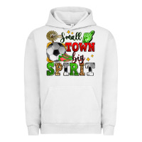 Pigment Lunar Rock small town big spirit soccer Urban Hoodie - Zillion Design Studio