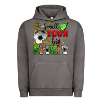 Pigment Tornado small town big spirit soccer Urban Hoodie - Zillion Design Studio