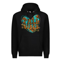 Black fall vibes heart Premium Hoodie - RanaPortraitStore