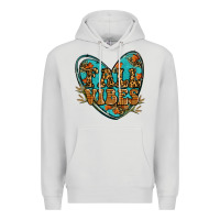 Dove Grey fall vibes heart Premium Hoodie - RanaPortraitStore