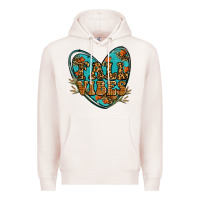Pale Pink fall vibes heart Premium Hoodie - RanaPortraitStore