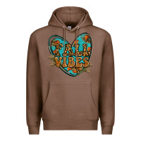 Chestnut fall vibes heart Premium Hoodie - RanaPortraitStore