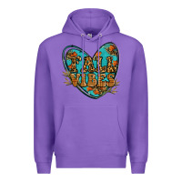 Purple fall vibes heart Premium Hoodie - RanaPortraitStore