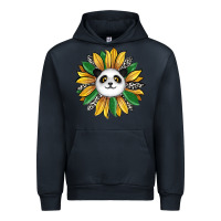 Navy panda sunflower Urban Hoodie - RanaPortraitStore