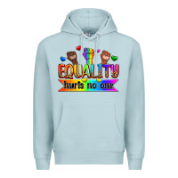 Blue Mist equality hurts no one Premium Hoodie - Zillion Design Studio