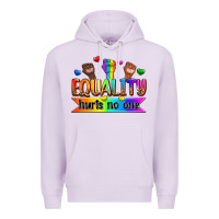 Lilac equality hurts no one Premium Hoodie - Zillion Design Studio