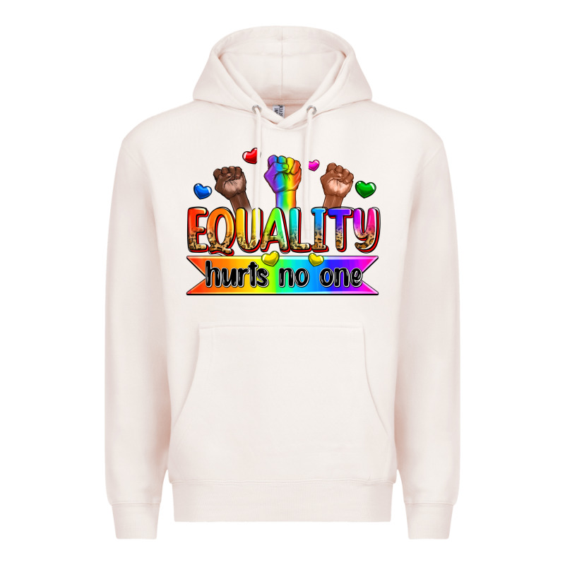 Equality Hurts No One Premium Hoodie by Zillion Design Studio | Teevron