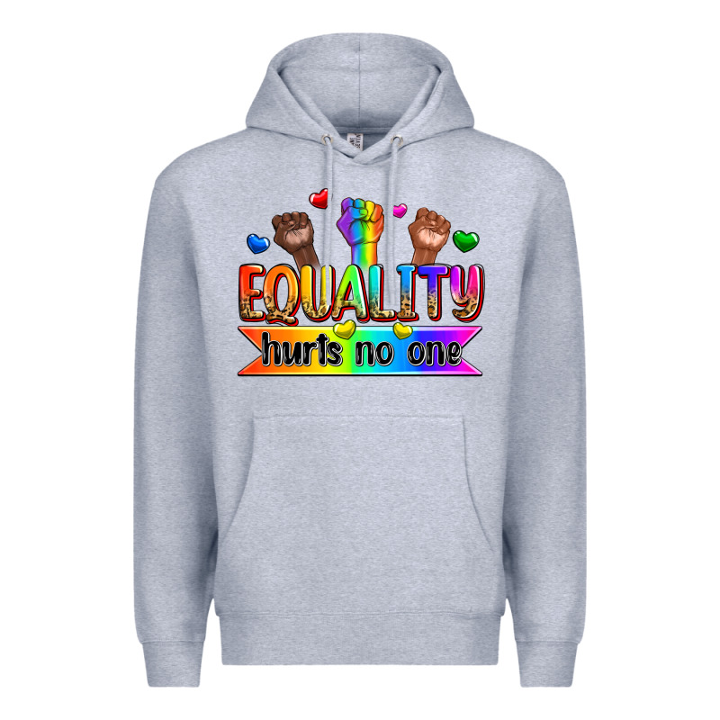 Equality Hurts No One Premium Hoodie by Zillion Design Studio | Teevron