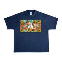 Navy Goat Family Fall Pumpkins Urban Heavy Tee - Artiststas