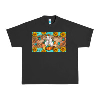 Pigment Black Goat Family Fall Pumpkins Urban Heavy Tee - Artiststas