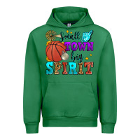 Emerald small town big spirit basketball Urban Hoodie - Zillion Design Studio