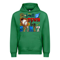 Emerald small town big spirit baseball Urban Hoodie - Zillion Design Studio