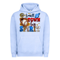 Pigment Grape Ice small town big spirit baseball Urban Hoodie - Zillion Design Studio