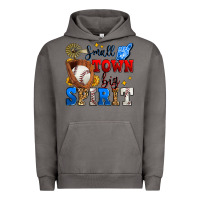Pigment Tornado small town big spirit baseball Urban Hoodie - Zillion Design Studio