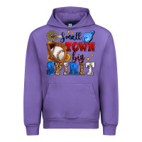 Tulip small town big spirit baseball Urban Hoodie - Zillion Design Studio