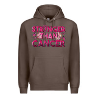 Coffee Stronger Than Cancer Premium Hoodie - texasbilliewilder