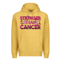 Antique Gold Stronger Than Cancer Premium Hoodie - texasbilliewilder