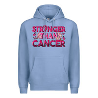 Colony Blue Stronger Than Cancer Premium Hoodie - texasbilliewilder
