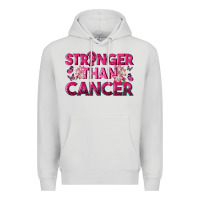 Dove Grey Stronger Than Cancer Premium Hoodie - texasbilliewilder