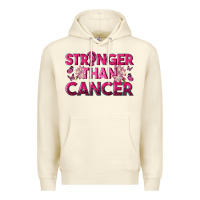 Sandshell Stronger Than Cancer Premium Hoodie - texasbilliewilder