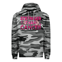 Slate Camo Stronger Than Cancer Premium Hoodie - texasbilliewilder