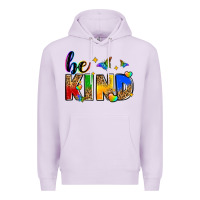 Lilac be kind Premium Hoodie - Zillion Design Studio