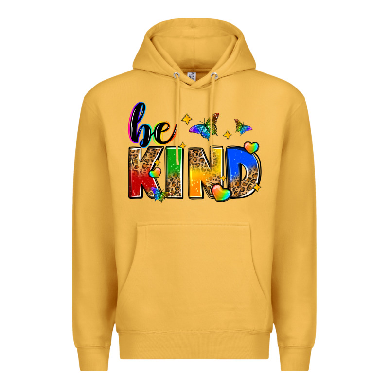 Be Kind Premium Hoodie by Zillion Design Studio | Teevron