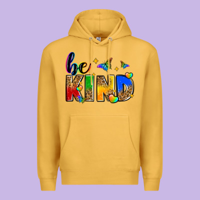 Be Kind Premium Hoodie Designed By Zillion Design Studio