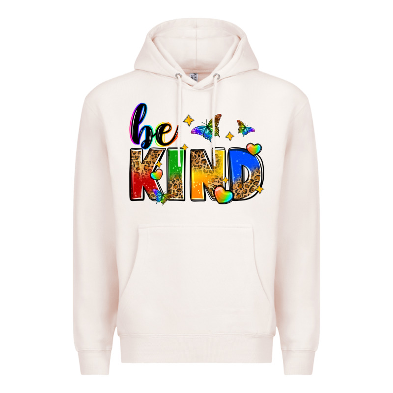 Be Kind Premium Hoodie by Zillion Design Studio | Teevron
