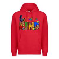 Red be kind Premium Hoodie - Zillion Design Studio