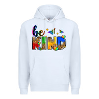 White be kind Premium Hoodie - Zillion Design Studio