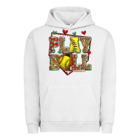 Pigment Lunar Rock play ball softball Urban Hoodie - Zillion Design Studio