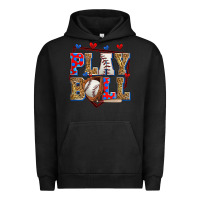 Pigment Black play ball baseball Urban Hoodie - Zillion Design Studio