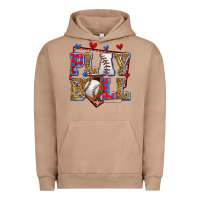 Pigment Burro play ball baseball Urban Hoodie - Zillion Design Studio