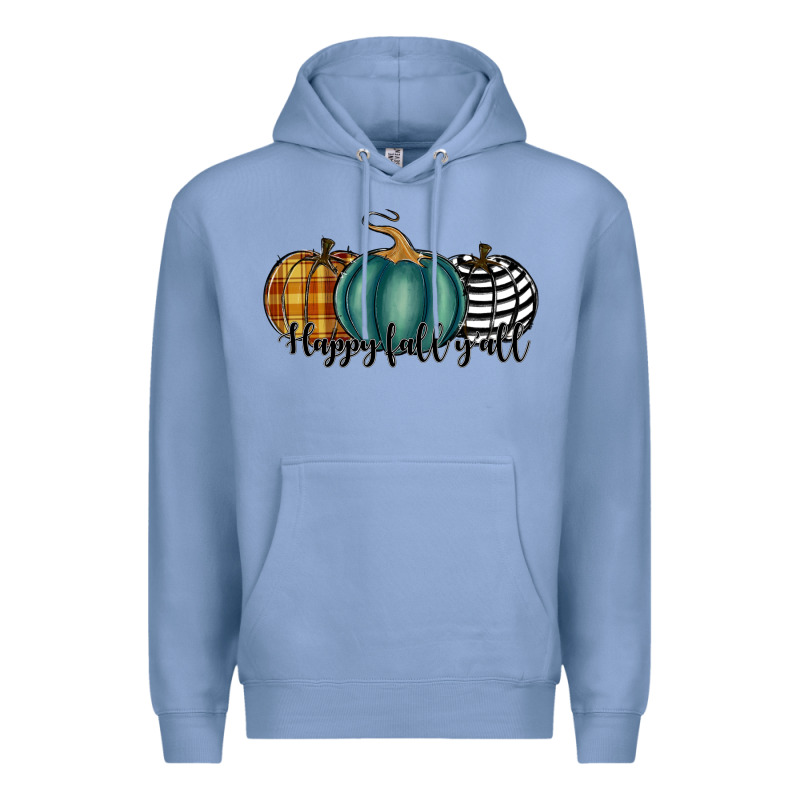 Happy Fall Y'all Pumkins Premium Hoodie by RanaPortraitStore | Teevron